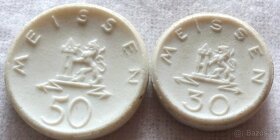Porcelanove mince Meissen, Gotha Nemecko - 3