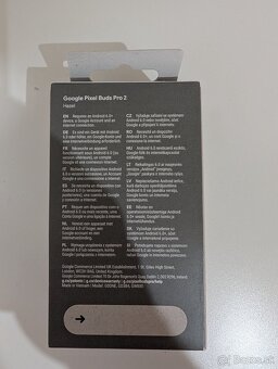 Google pixel buds pro 2. Nerozbalene úplne nové - 3