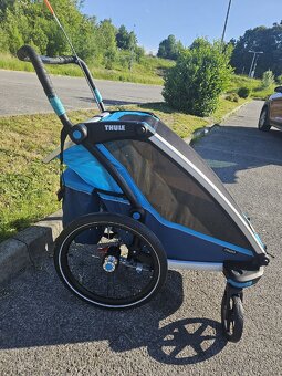 Thule Chariot Cross 1 +bike set + kocik set + jogging set - 3