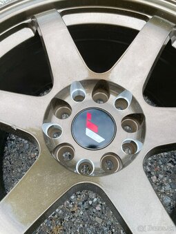 PREDAM disky Japan Racing JR3 17x9 ET30 Bronze - 3