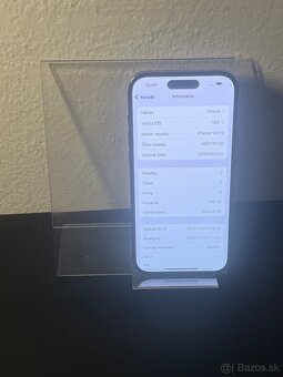 Predám Apple iPhone 14 PRO Deep Purple Bežné známky - 3