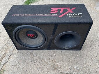 Predám zostavu Subwoofer + zosilnovač do auta zn. MAC Audio - 3
