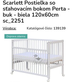 Detska postielka Scarlett Perta - 3