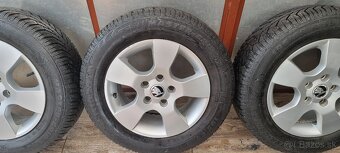 Predám originálne hliníkové disky Skoda 5x112 r15 195/65 - 3