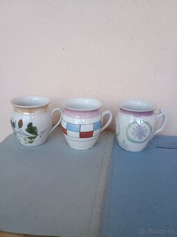 Starožitné šálky a porcelanový kalamár - 3