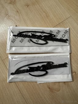 Laurin & Klement nápisy čierne lesklé - 3