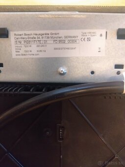 Predám indukčnu varnú dosku Bosch - 3