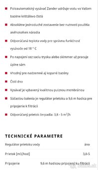 Predám poloautomatický bazénový vysávač - 3