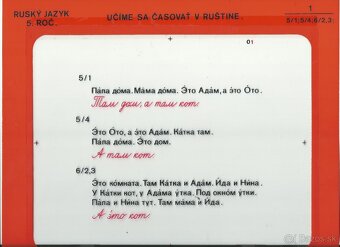 Učíme sa časovať v ruštine - 16 fólií na meotar - 3