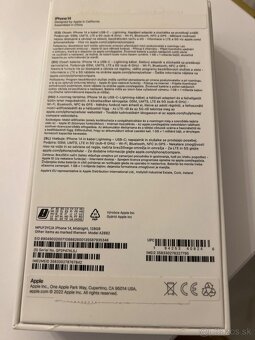 Predám IPhone 14, Midnight 128gb - 3