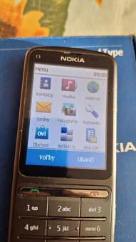 Nokia C3-01 šedá top stav - 3