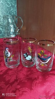 Retro krčah a poháre - 3