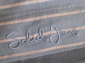 Solid Jeans nová pánska slim košeľa roll rukáv M-L - 3