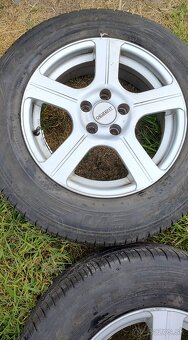 Alu kola 5x100 R15 s letními pneu - 3