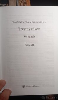 Predam knihu Trestny Zakon + Komentar zvazok II.2022 - 3