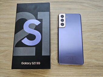 Samsung Galaxy S21 5G 8GB/128GB, fialovy, top stav, zaruka - 3
