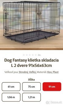 Kovová klietka pre psa - 3