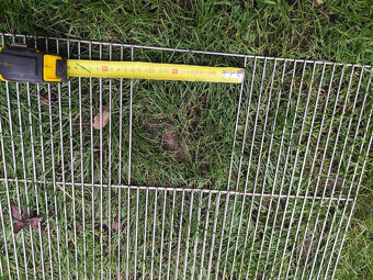 Čelný panel do voliéry ,nerez, 4ks - 3