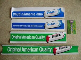 Predám, nálepky, žuvačky Wrigleys Spearmint, Orbit. - 3
