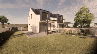 Na predaj-Moderný 4-izbový rodinný dom v projekte "Na Brehu - 3