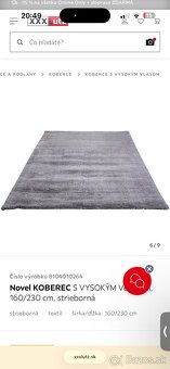 Koberec s dlhým chlpom 160 x 230 cm - 3