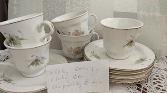 porcelánové šálky sad 4+4 - 3