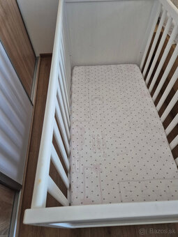 Detská postieľka IKEA SUNDVIK + matrac - 3