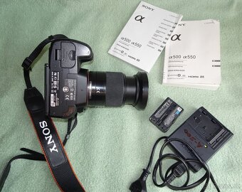 Predám kvalitnú japon. zrkadlovku SONY DSLR A500. - 3