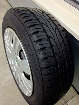 ORIGINÁL LETNÝ KOMPLET PLECHOVÝCH DISKOV ŠKODA 5x100 R15 - 3