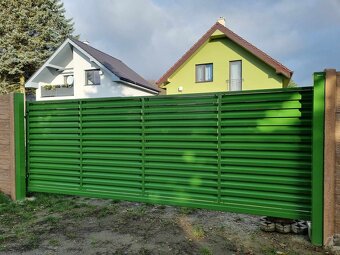 Brána posuvná a dvojkrídloá - 3