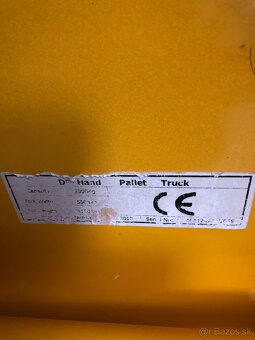 Paletovy vozik- paleťak - 3