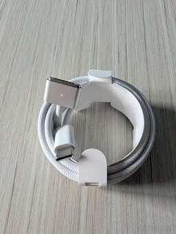 originál Apple Magsafe 3 strieborný kábel (2m) pre Macbook - 3