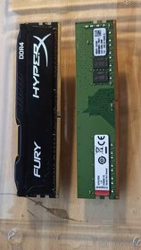 Predám DDR4 RAM  16gb kit,  plus 1x  8gb RAM - 3