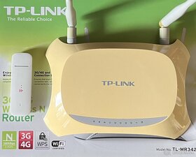 Predam router TPlink TL-MR3420 + LTE/4G USB modem HUAWEI E3 - 3