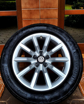 alu R17 5x112, letné pneu 235/55, orig. Audi Q3 + VW Tiguan - 3