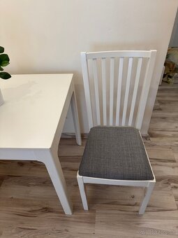 IKEA EKEDALEN stol + NORRNÄS stoličky - 3