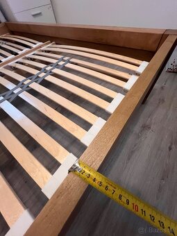 Manželská posteľ z masívu L5 Antic 180 x 200 (Farba DUB) - 3