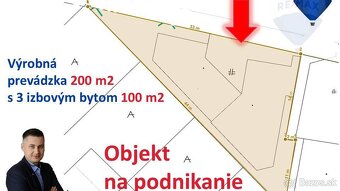 Prenájom podnikateľského objektu s 3 izb. bytom v Nitre EXKL - 3