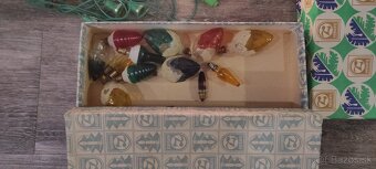 vianočné osvetlenie, retro,  Zlatokov  na diely - 3