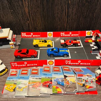 LEGO Shell sety – 7 ks + štartovacia plocha - 3