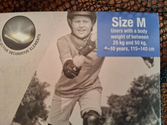 KORČULE OXELO veľ. 29-32 + chrániče veľ.M - 3