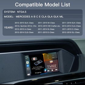 Rezervované - Mercedes Carplay & android - 3