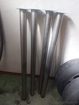 Stolove kovove nohy 4ks vyska 110cm - 3