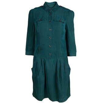 Burberry Brit originál hodvábne šaty veľ.S - 3