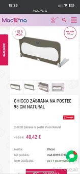 Zábrana na posteľ Chicco 95cm - 3