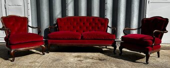 Starožitná neobaroková sedacia súprava - 3