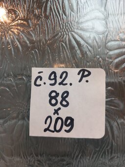 Plastové dvere č.92. 88x209cm P - 3