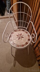 Záhradné sedenie mozaika (set stoličky a stôl) - 3