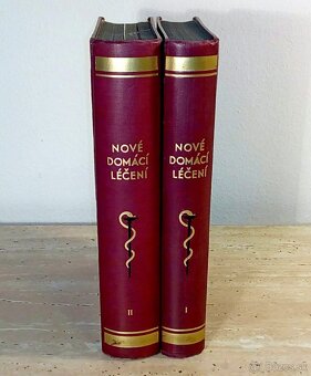 Starožitné lékařské knihy Nové domácí léčení, rok 1920 - 3