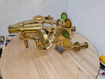Predám starý velký Anglický námorný Sextant - 3
